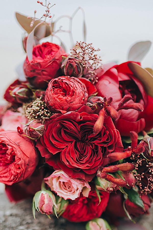 Top Ten Red Flowers for a Berry & Blush Themed Wedding