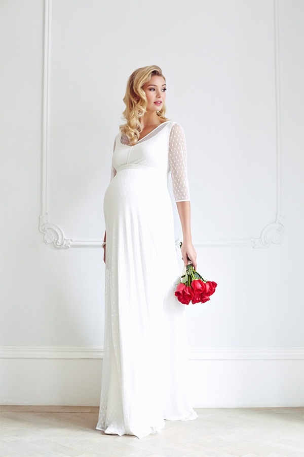 8 Gorgeous Maternity Gowns for Brides-To-Be