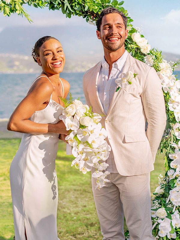 Wedding Couple at Park Hyatt St. Kitts Christophe Harbour