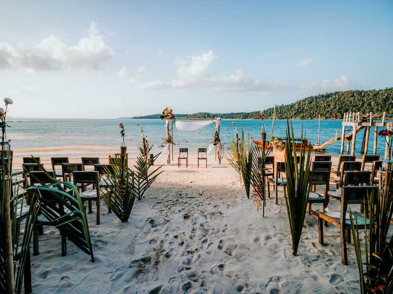 TPI Beach Wedding Setup TPI Beach Wedding Setup