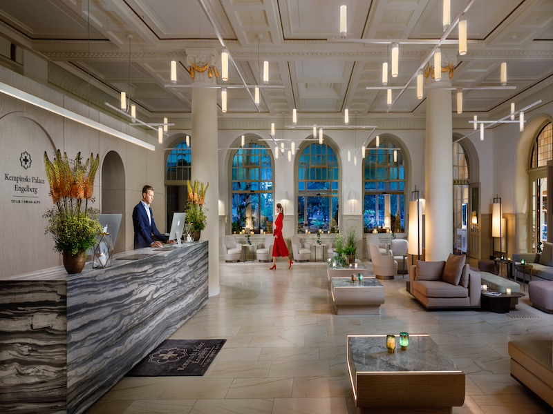 KEMPINSKI PALACE ENGELBERG - Lobby Reception 1 KEMPINSKI PALACE ENGELBERG - Lobby Reception 1