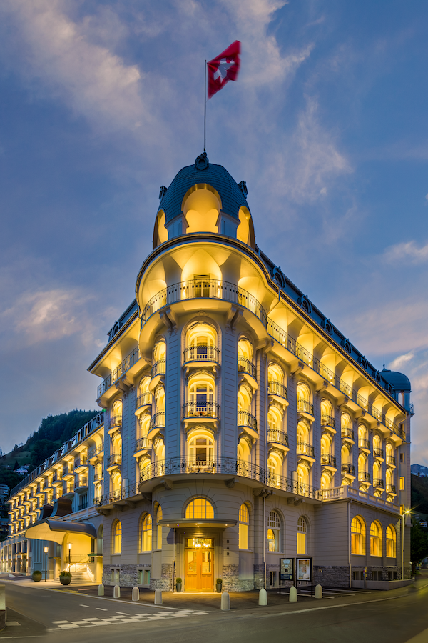 Kempinski Palace Engelberg - Hotel Façade Panoramic View (1)